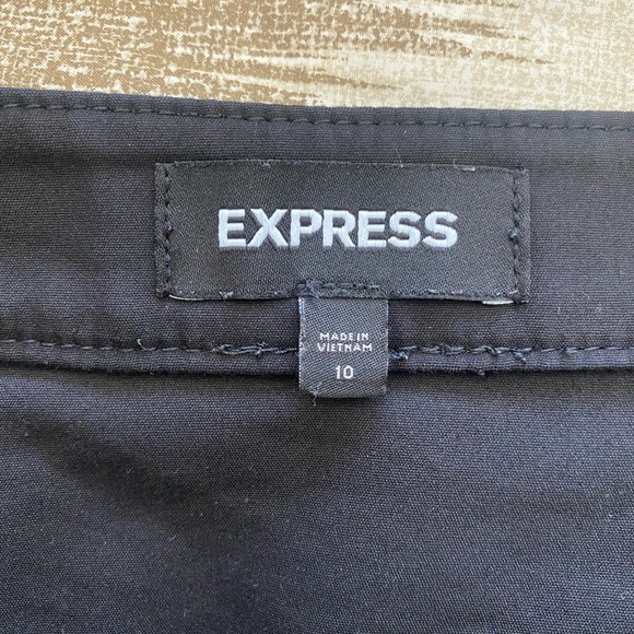 Express A-Line High Waist Button Up Skirt - Picture 3 of 5